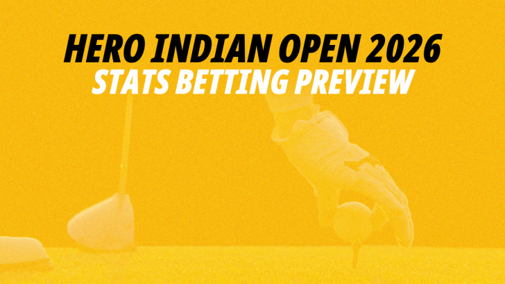 Image for course and current form stats for this week's Hero Indian Open